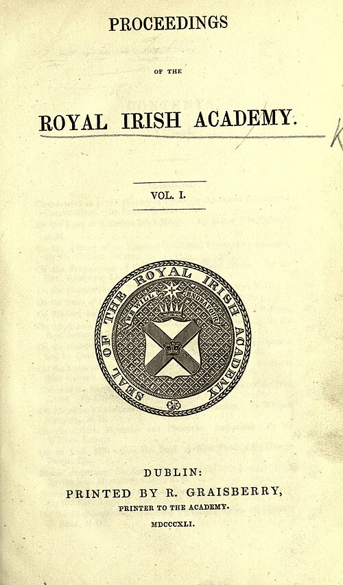 Proceedings of the Royal Irish Academy